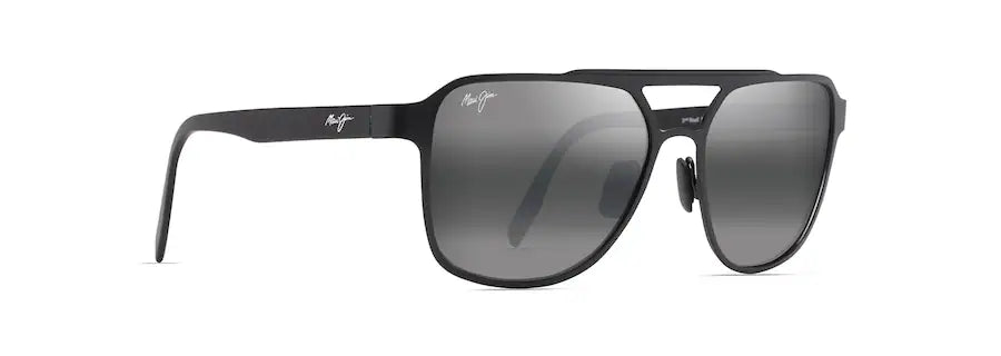Maui Jim Grey 2nd Reef Satin Black