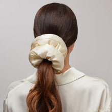 Load image into Gallery viewer, Drowsy Champagne Gold Scrunchie
